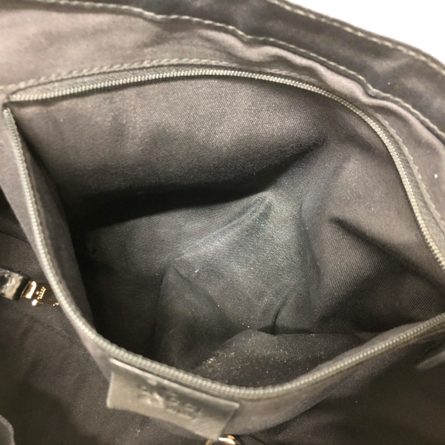 Gucci Black Patent Leather Tote Bag