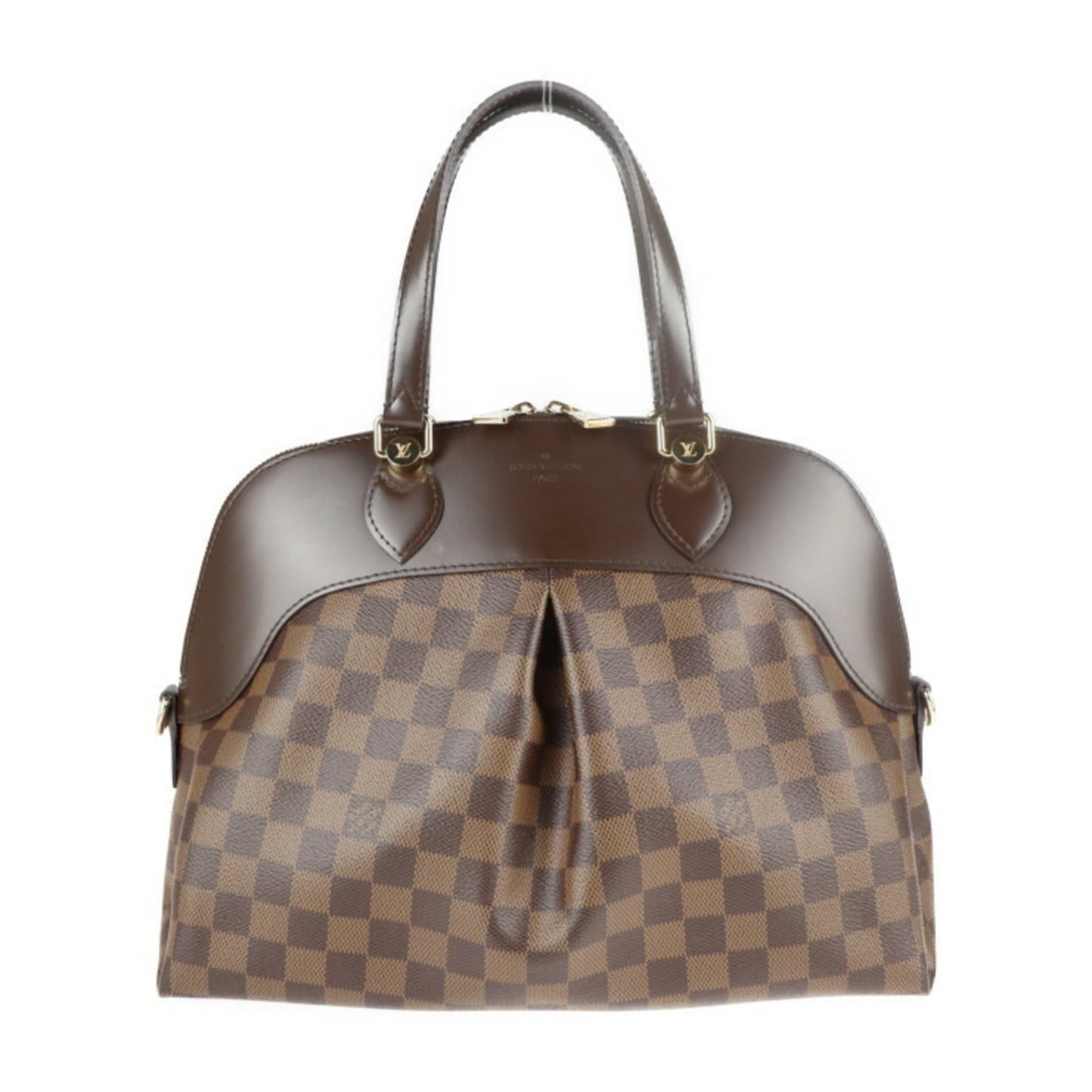 Louis Vuitton Brown Damier Canvas Handbag Shopping Bag Shoulder Bag Tote Bag ()