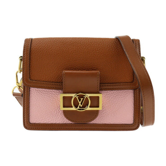Louis Vuitton Brown Pink Clutch Bag Handbag Shoulder Bag ()
