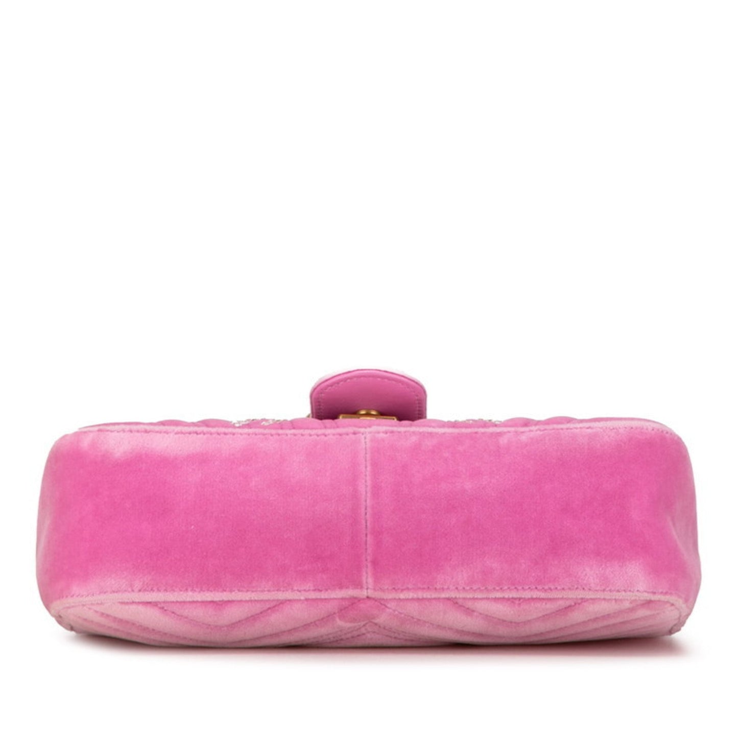 Gucci Pink Velvet Shoulder Bag