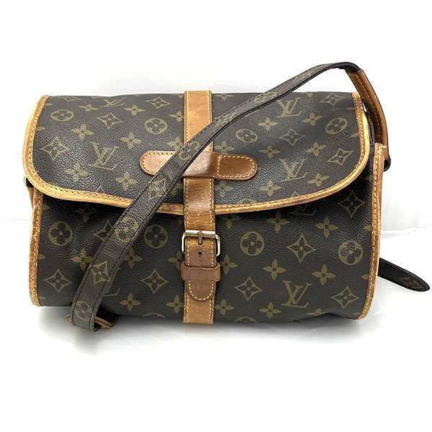 Louis Vuitton Brown Shoulder Bag ()