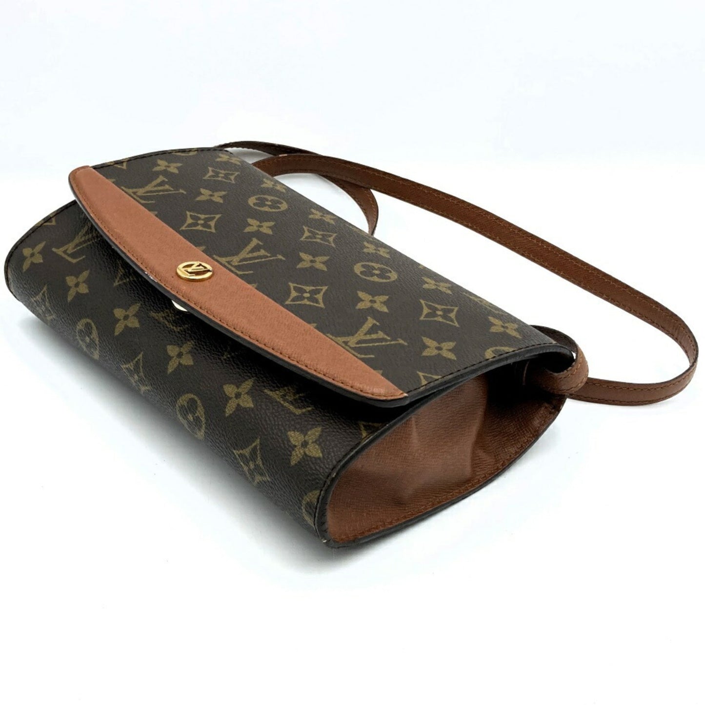 Louis Vuitton Monogram Brown Monogram Leather Shoulder Bag