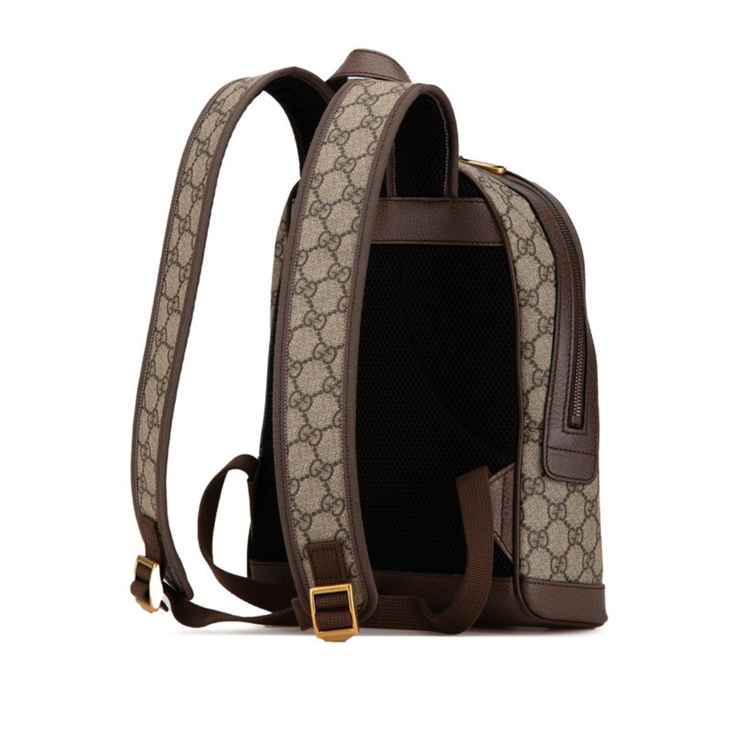 Gucci Beige Multi-Color Pvc Leather Backpack