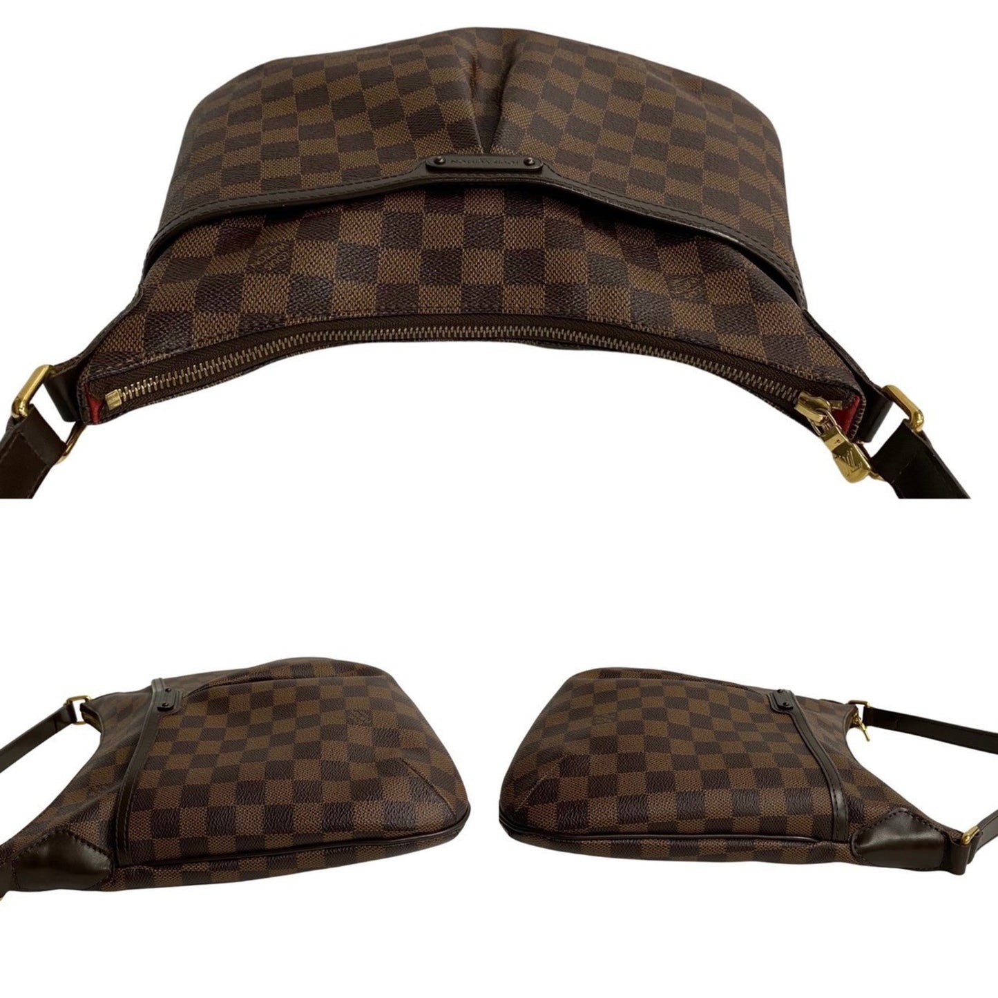 Louis Vuitton Brown Leather Pvc Pochette Shoulder Bag