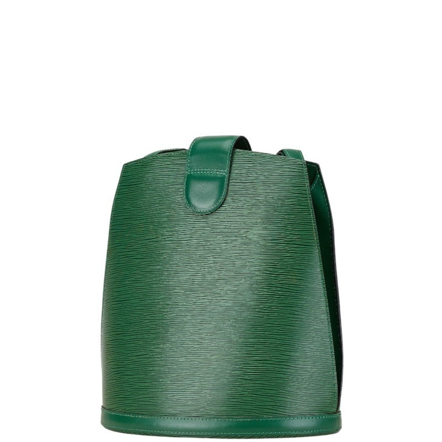 Louis Vuitton Borneo Green Leather Shoulder Bag