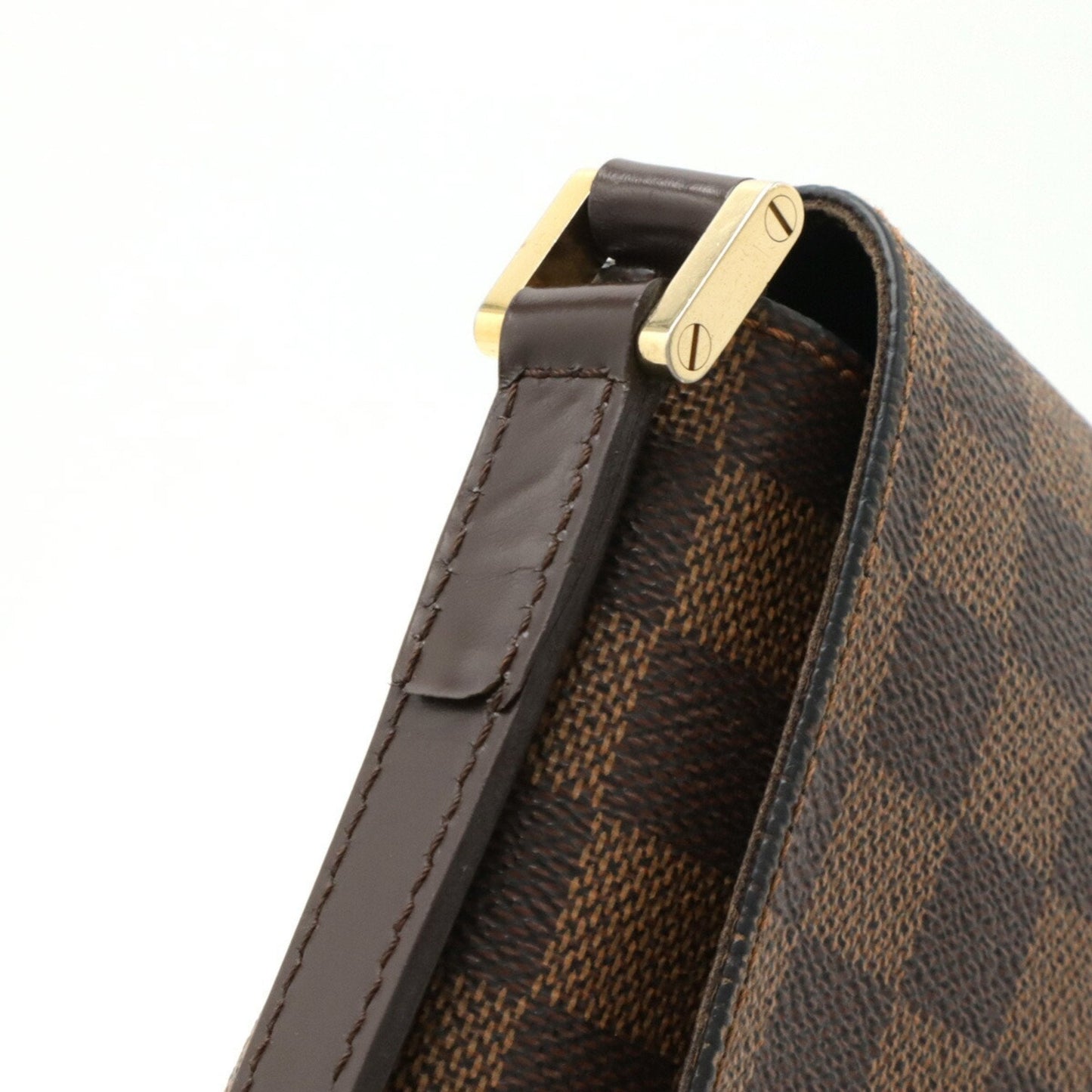 Louis Vuitton Brown Pvc Shoulder Bag
