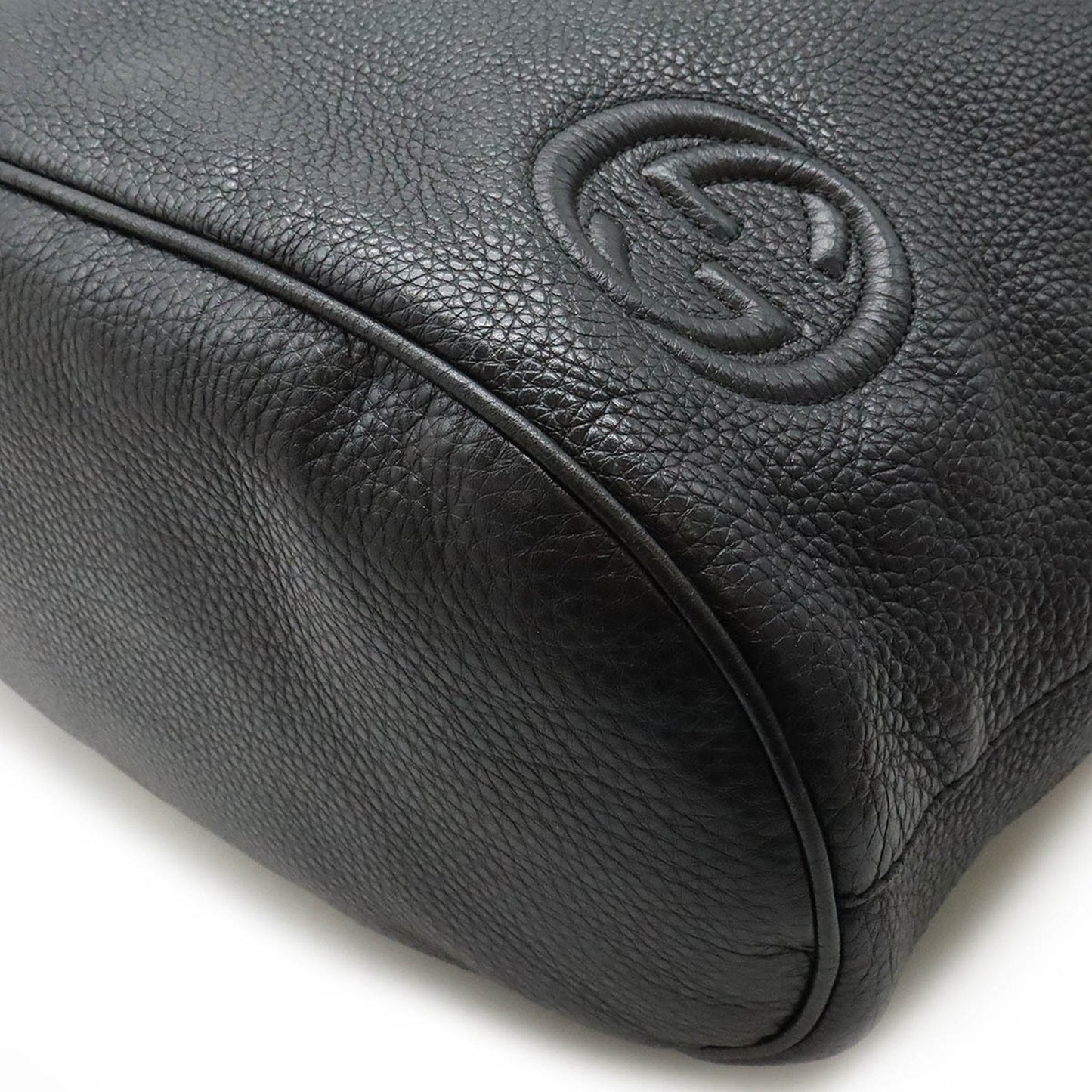 Gucci Black Leather Backpack