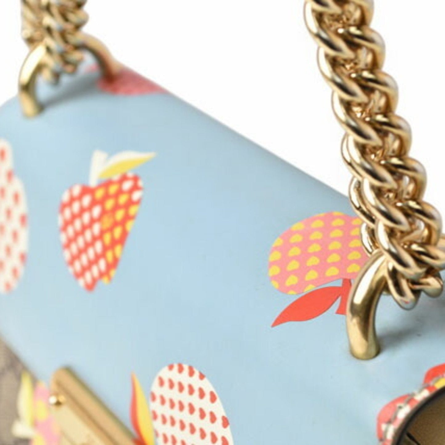 Gucci Beige Blue Brown Gg Supreme Shoulder Bag
