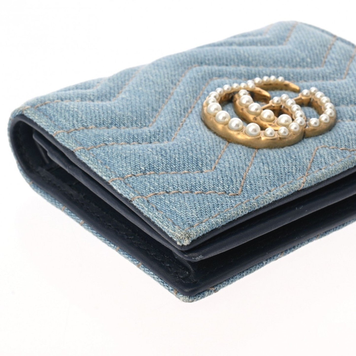 Gucci Blue Denim Wallet (Bi-Fold)