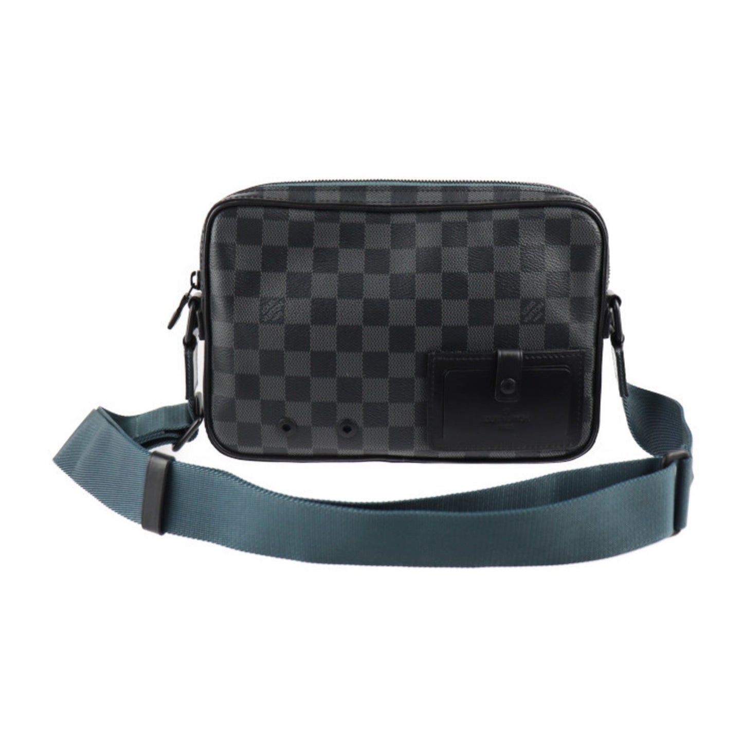 Louis Vuitton Damier Graphite Black Damier Graphite Leather Handbag Shoulder Bag ()