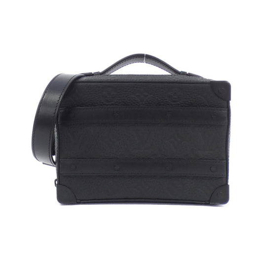 Louis Vuitton Black Leather Shoulder Bag ()