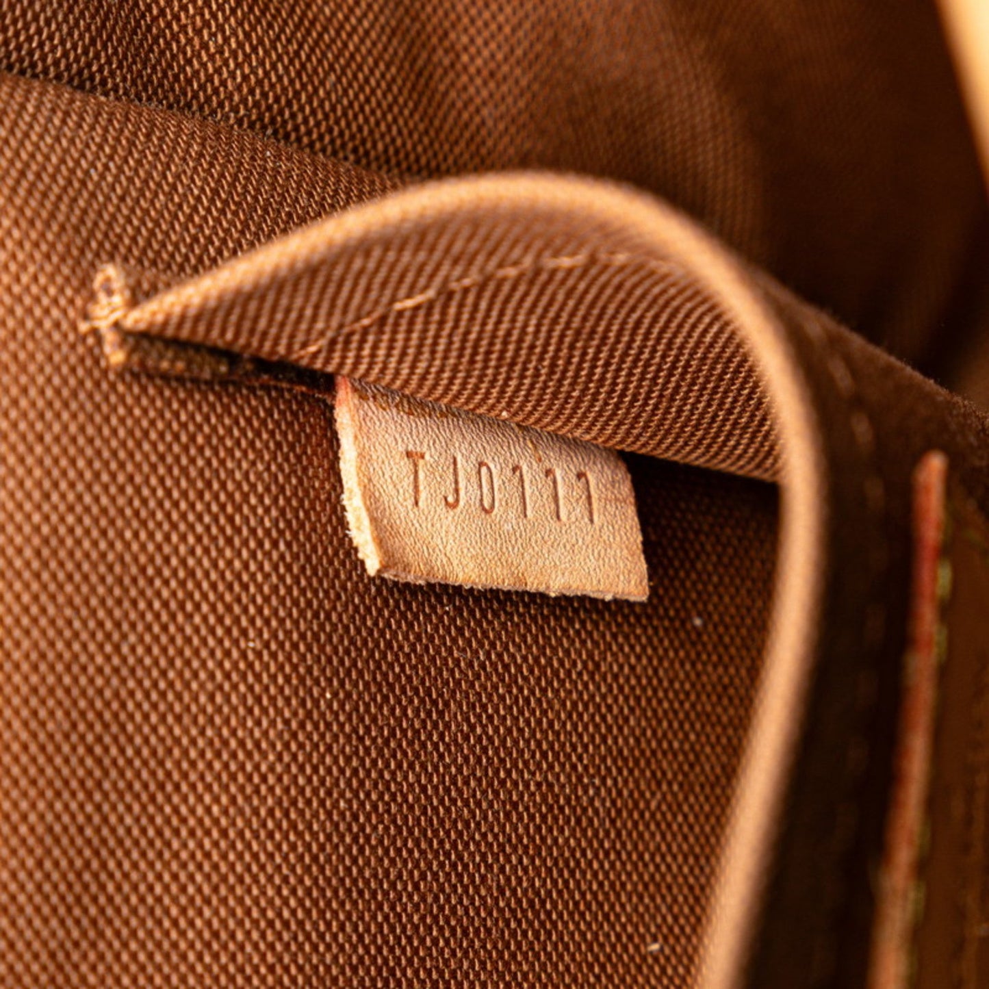 Louis Vuitton Brown Pvc Leather Shoulder Bag