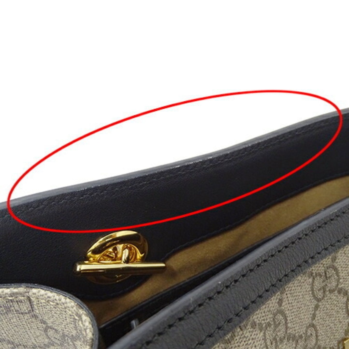 Gucci Beige Black Brown Gg Supreme Shoulder Bag Tote Bag