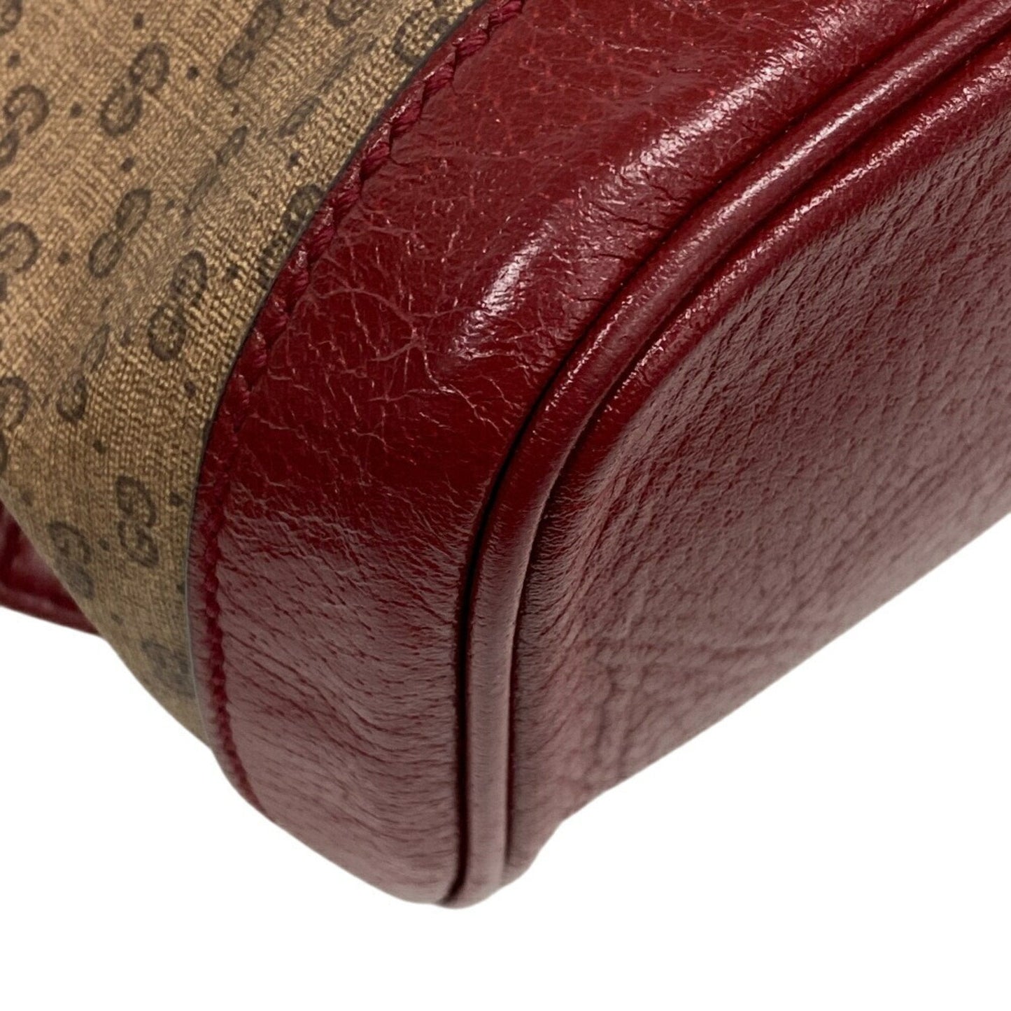 Gucci Beige Red Color Gg Supreme Backpack