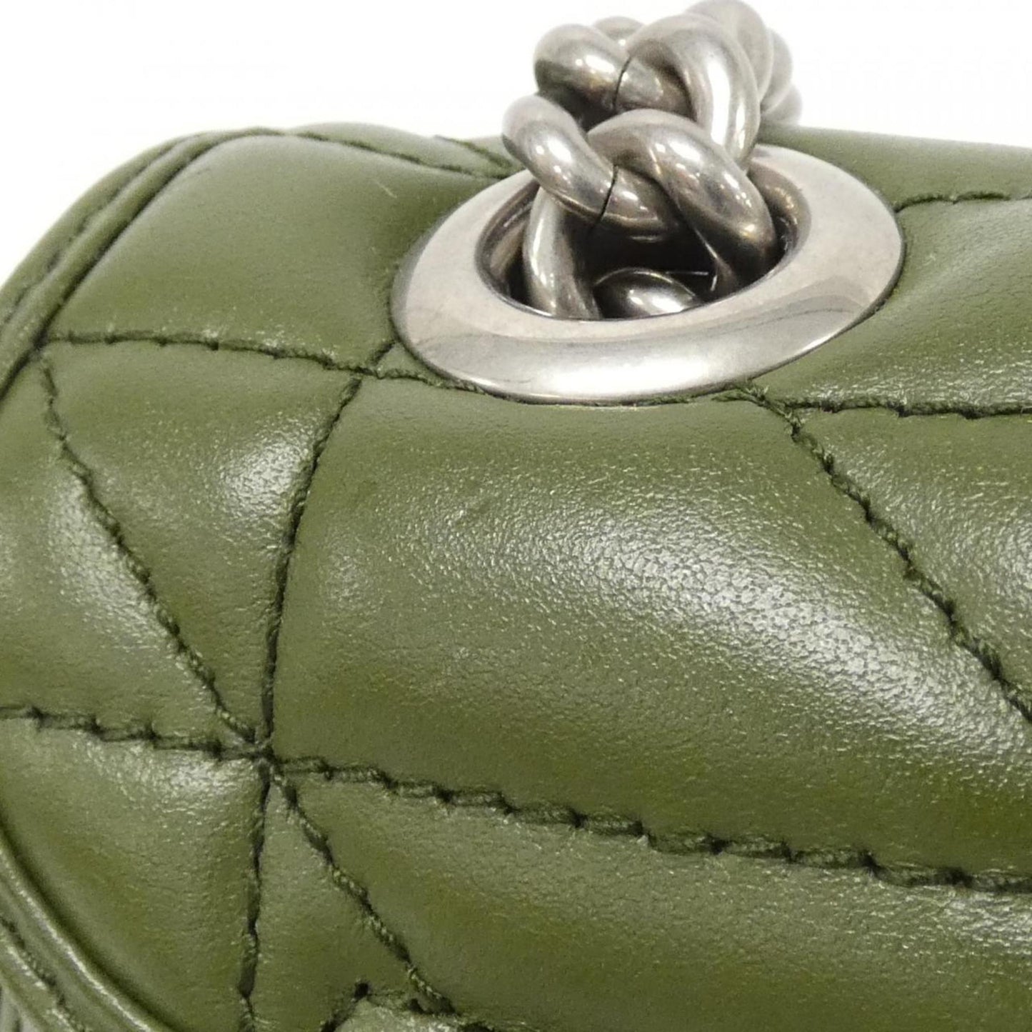 Gucci Green Leather Shoulder Bag