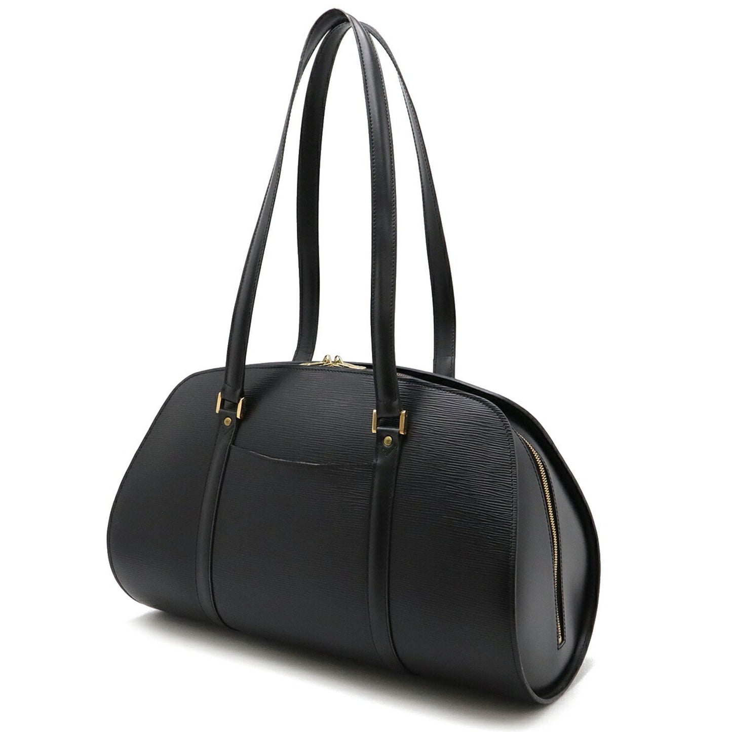 Louis Vuitton Noir Epi Leather Boston Bag Shoulder Bag