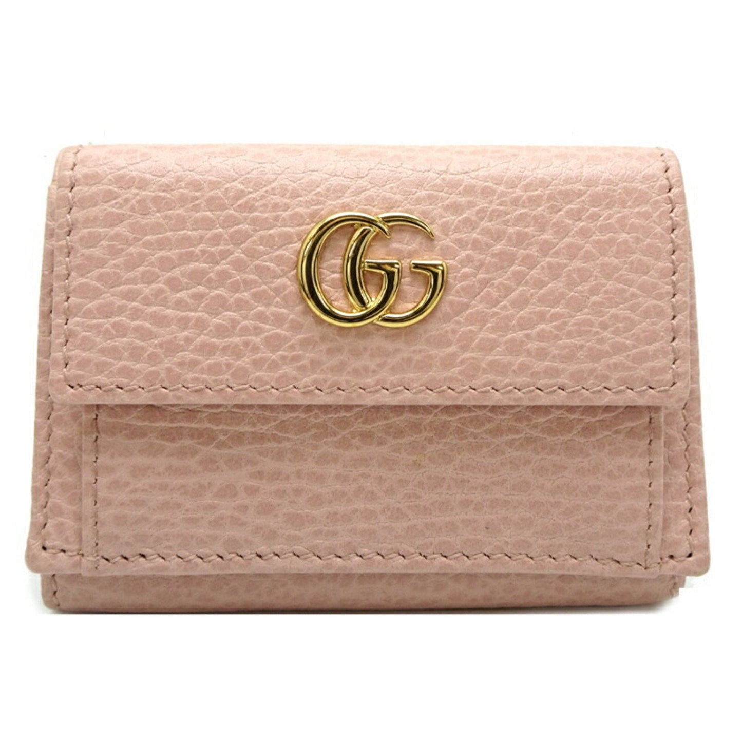 Gucci Pink Leather Wallet (Tri-Fold) ()