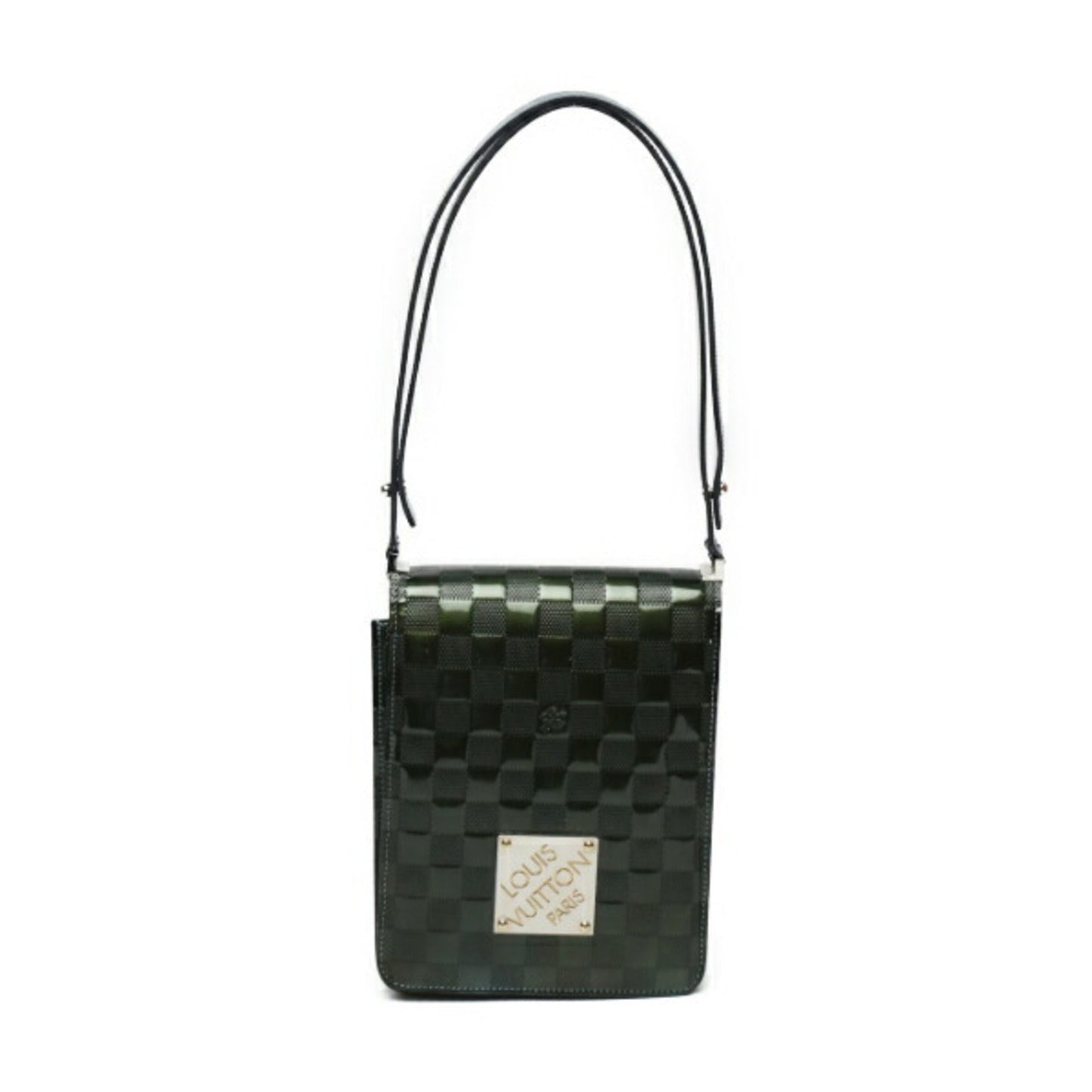 Louis Vuitton Green Handbag Shoulder Bag ()