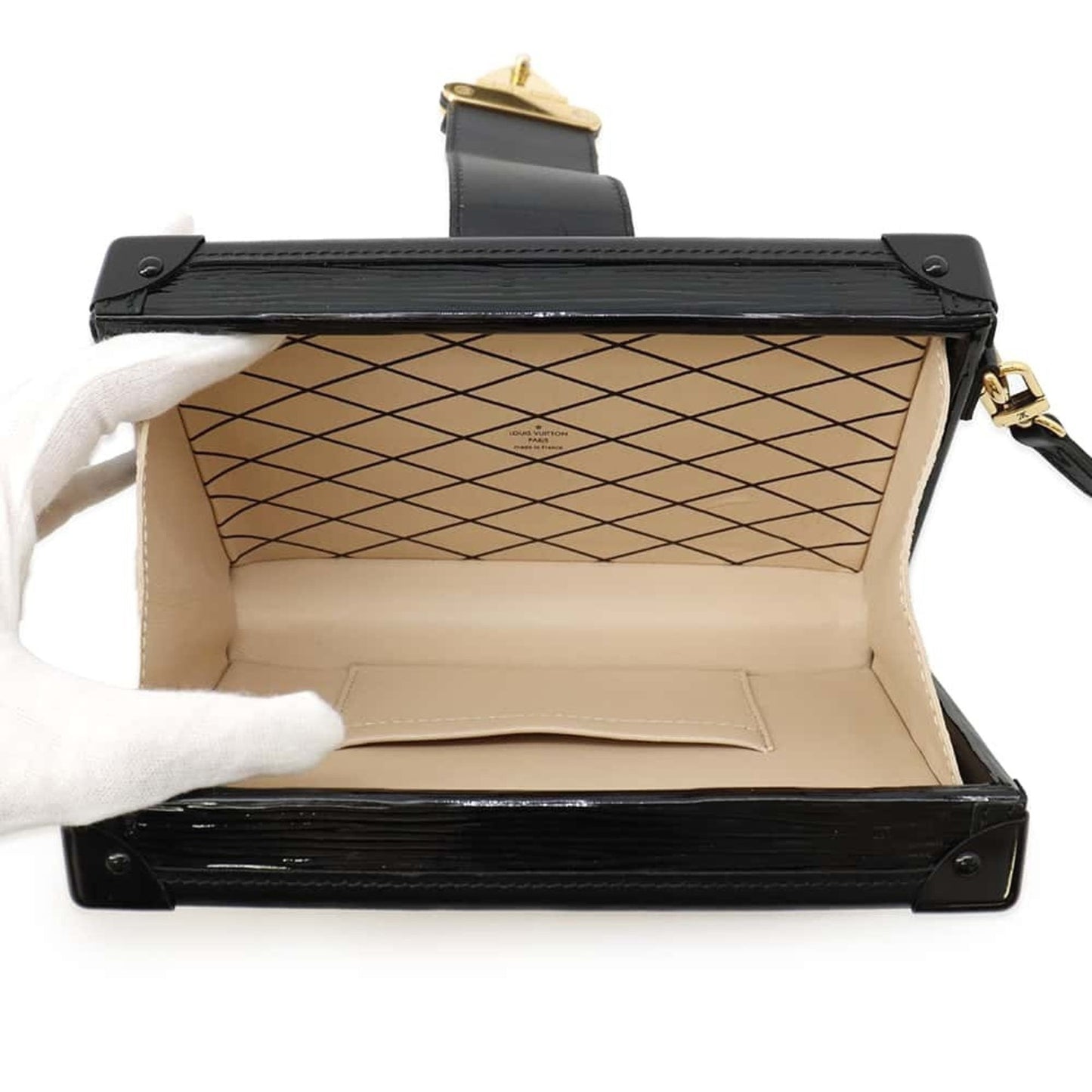Louis Vuitton Black Coquelicots Noir Epi Leather Shoulder Bag