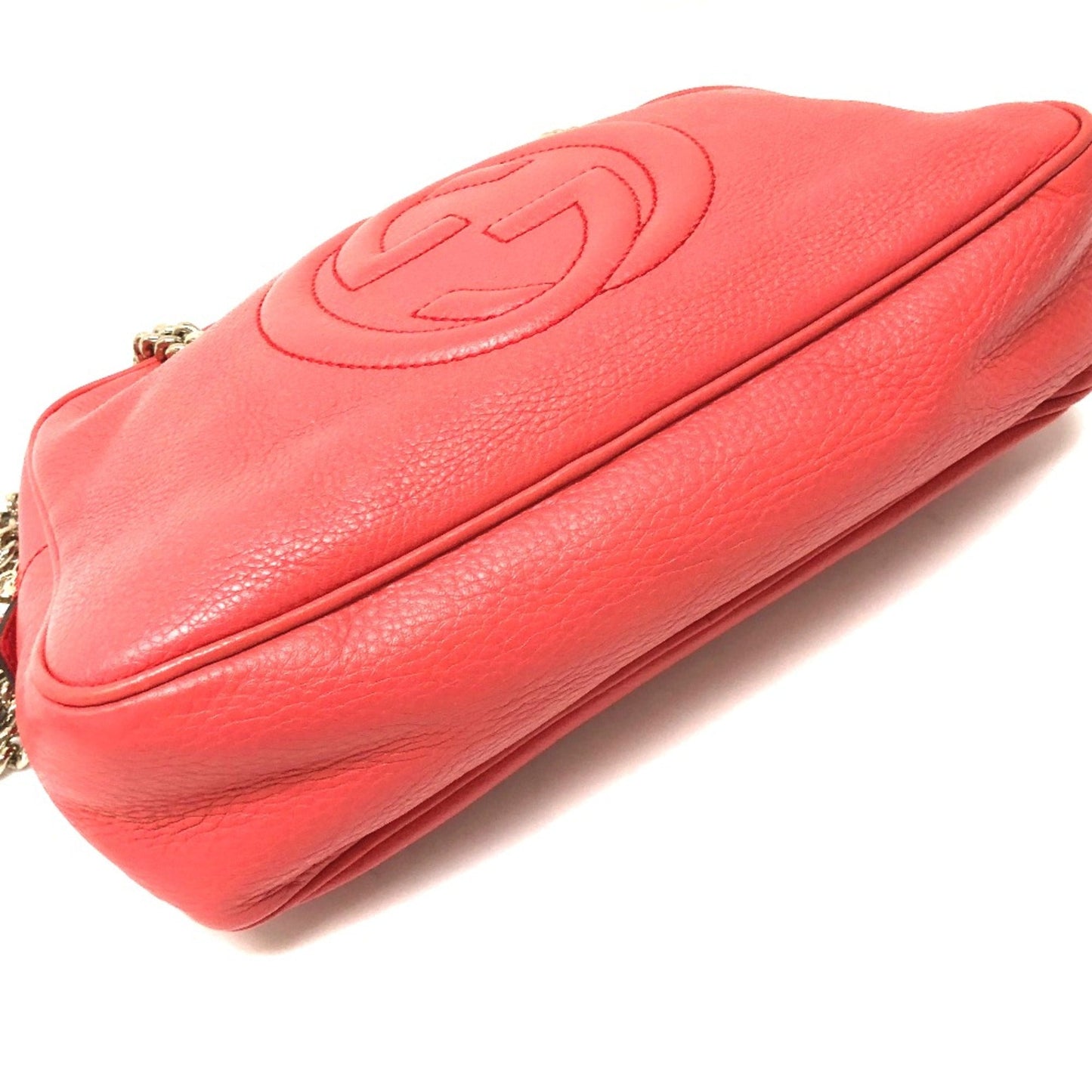 Gucci Pink Leather Shoulder Bag