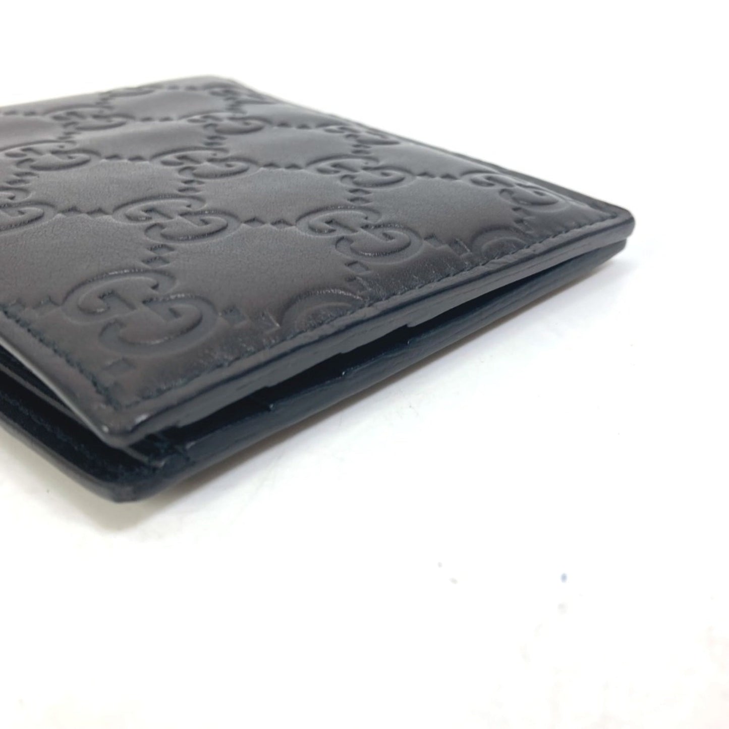 Gucci Black Leather Wallet (Bi-Fold)