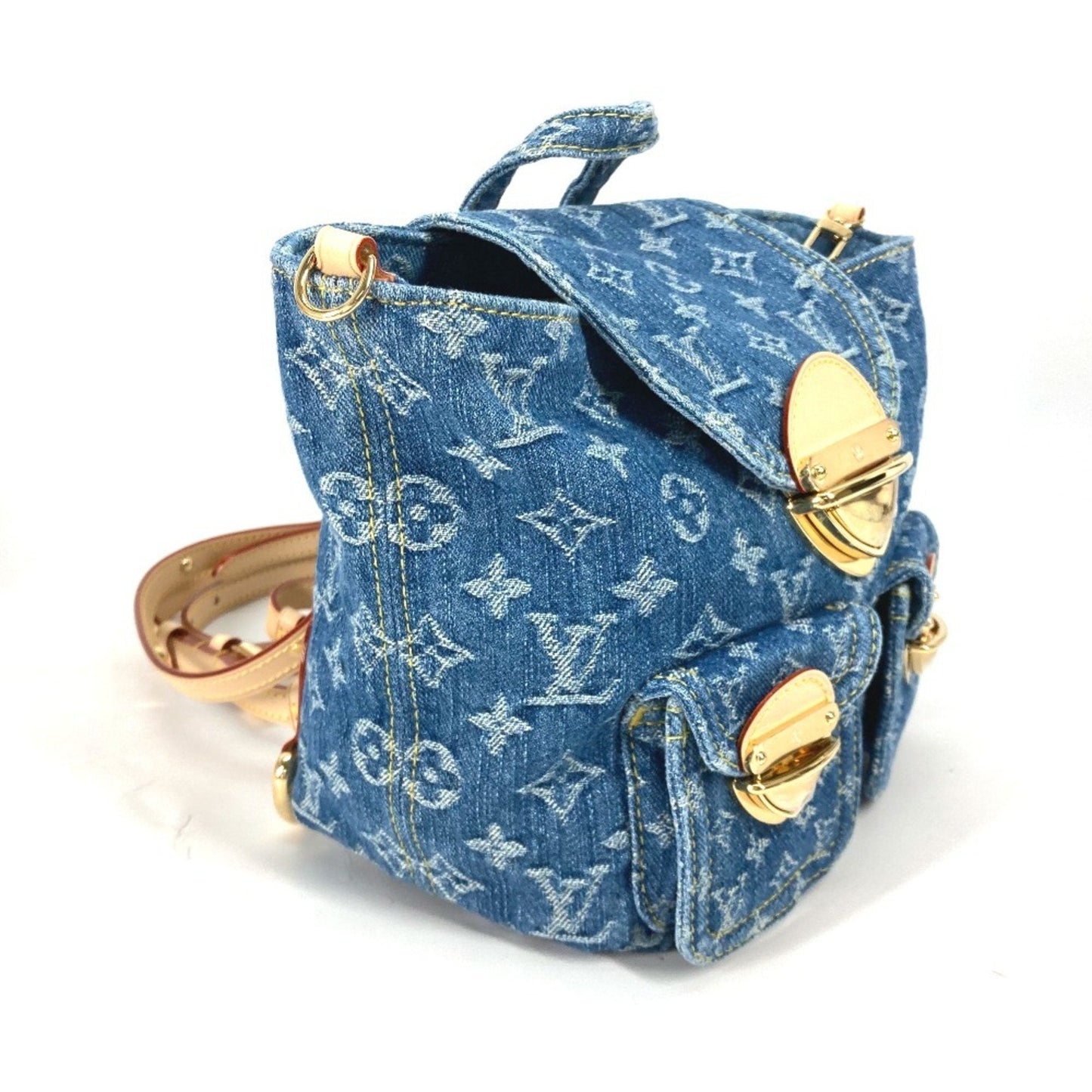 Louis Vuitton Blue Monogram Denim Backpack