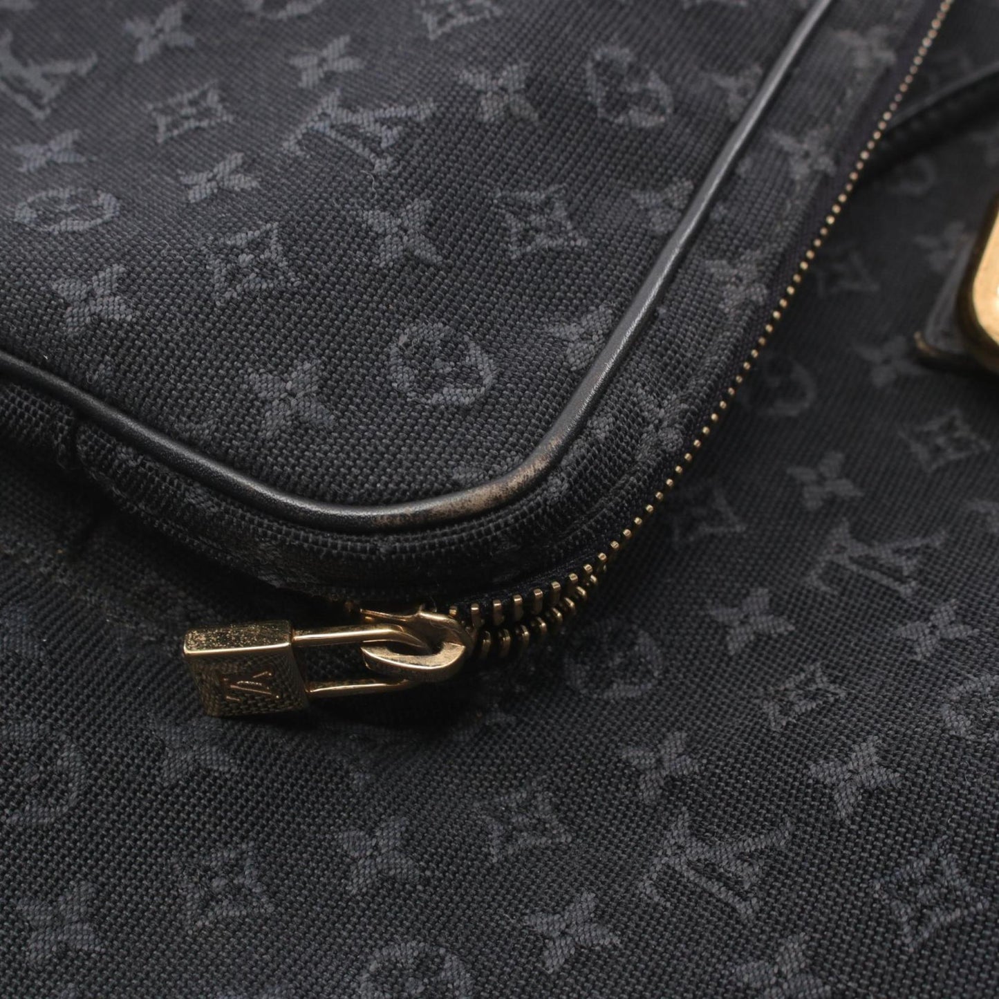 Louis Vuitton Navy Canvas Leather Backpack
