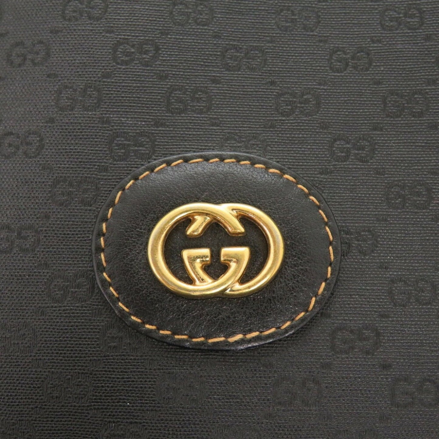 Gucci Black Pvc Tote Bag