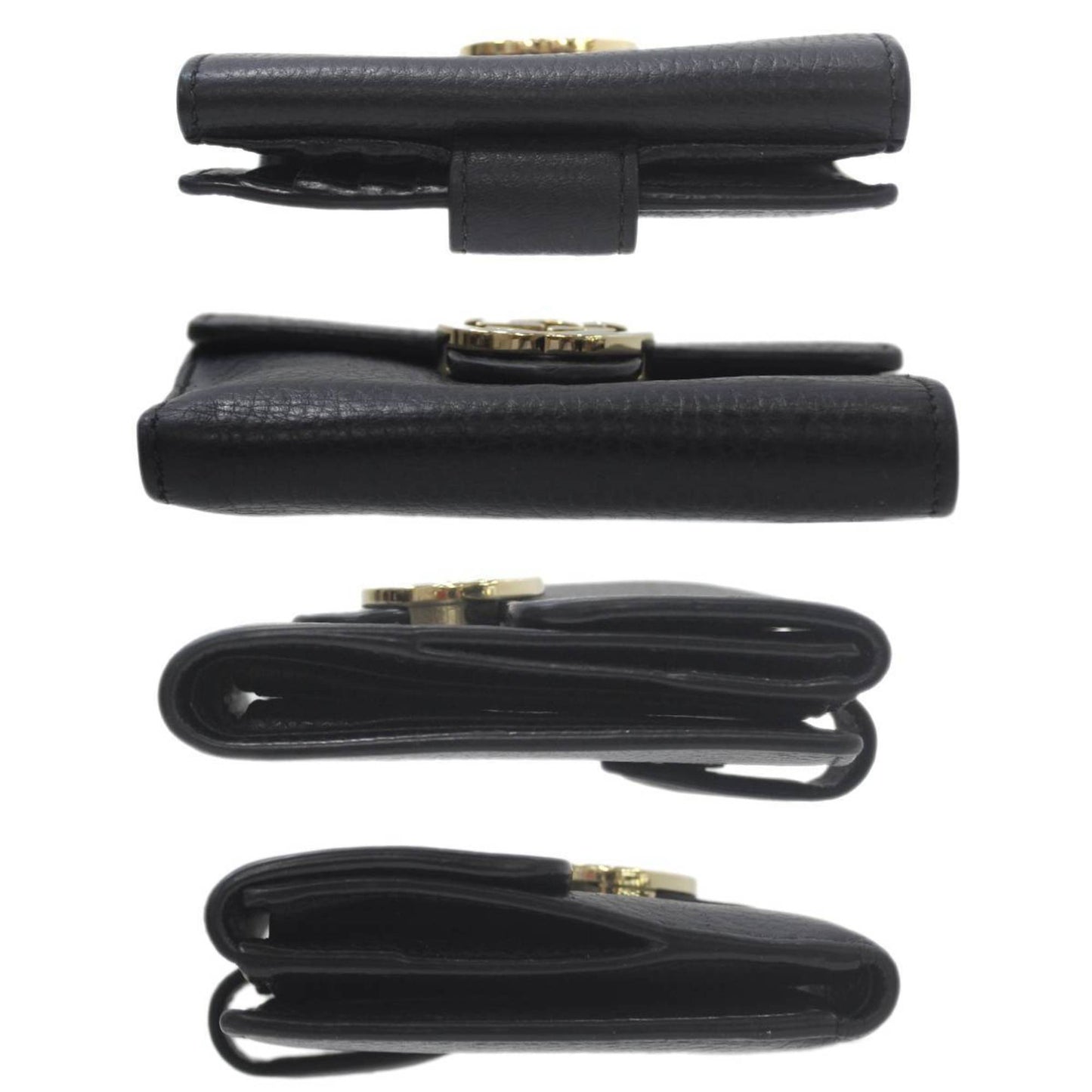 Gucci Black Leather Wallet (Bi-Fold)