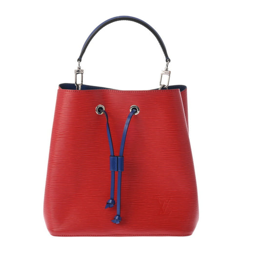 Louis Vuitton Blue Coquelicots Epi Leather Shoulder Bag ()