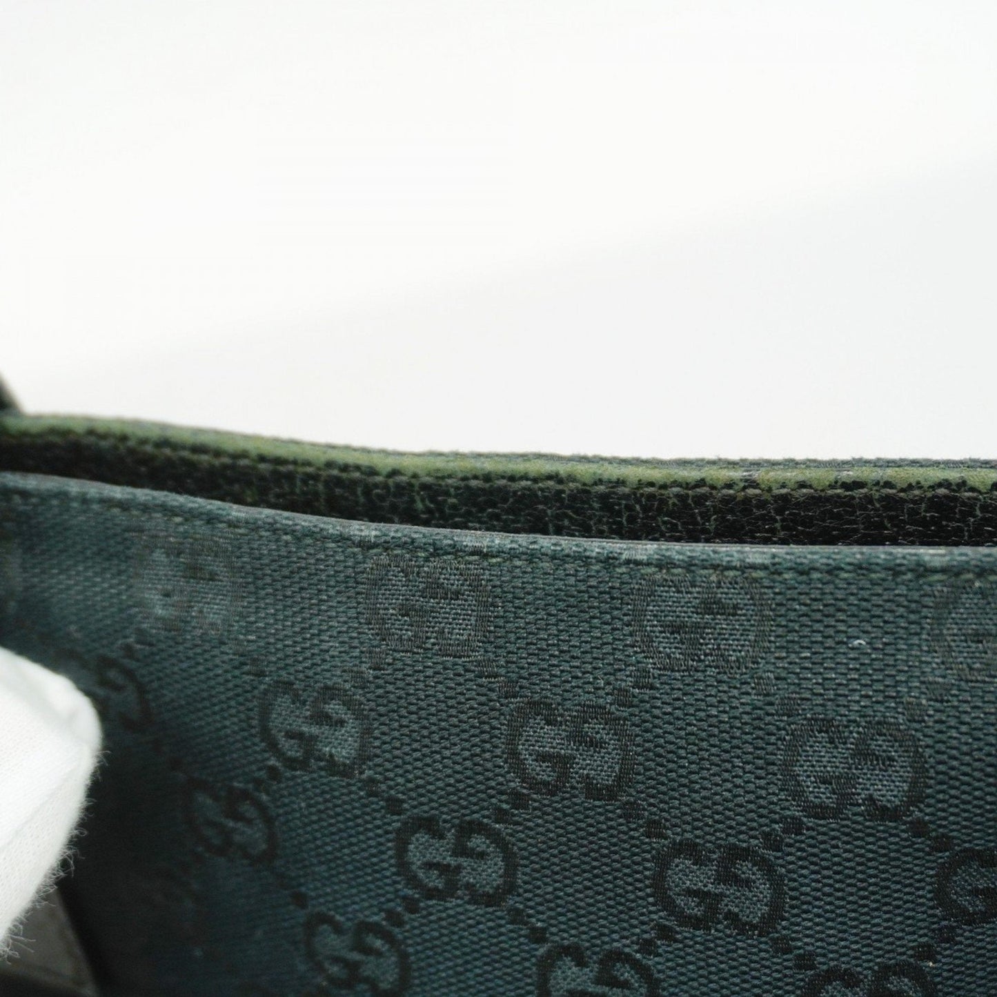 Gucci Black Canvas Shoulder Bag