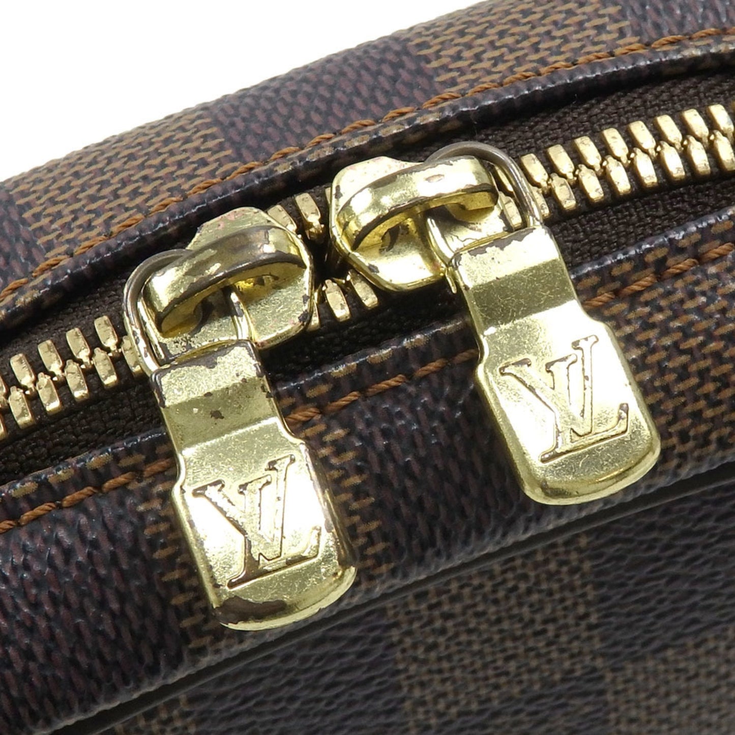 Louis Vuitton Damier Canvas Ebene Damier Canvas Shoulder Bag
