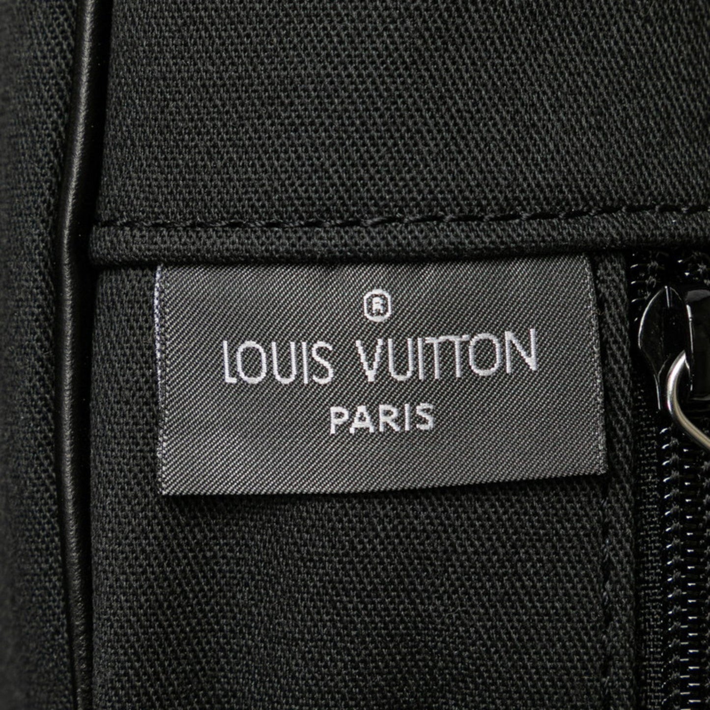 Louis Vuitton Ardoise Black Leather Shoulder Bag