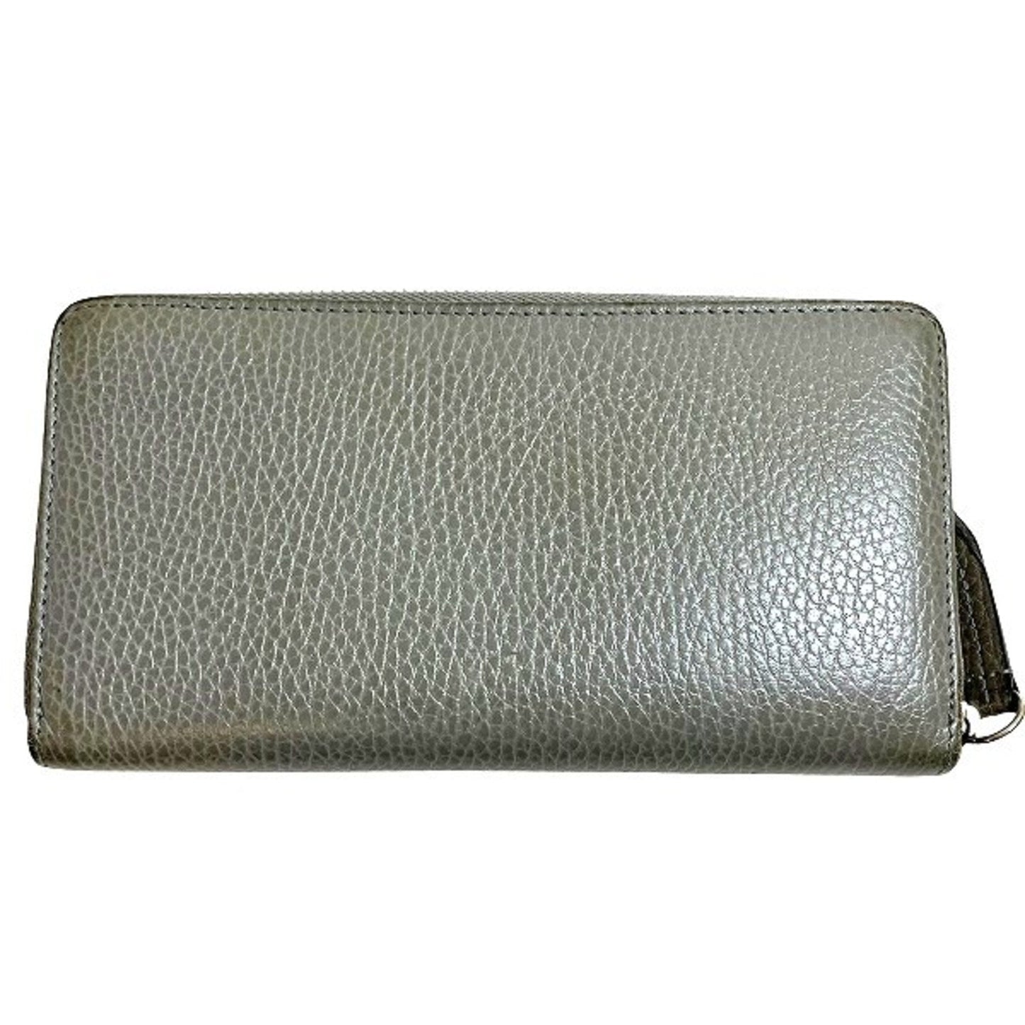 Gucci Gray Leather Coin Purse/Coin Case