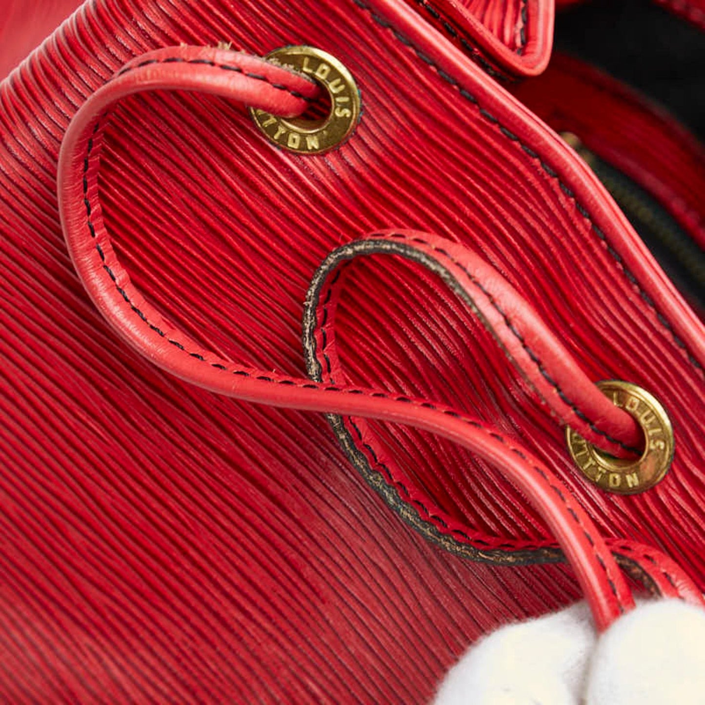 Louis Vuitton Castilian Red Leather Shoulder Bag