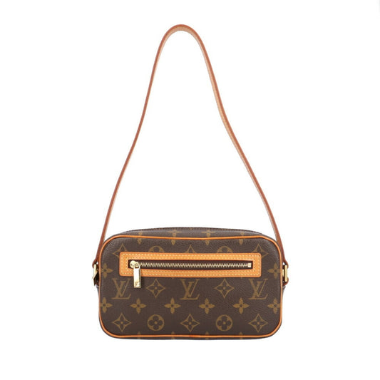Louis Vuitton Brown Monogram Canvas Shoulder Bag