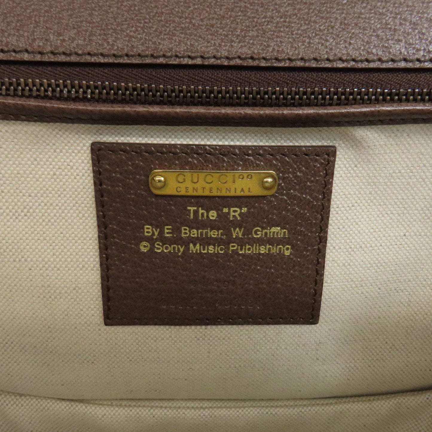 Gucci Brown Canvas Handbag