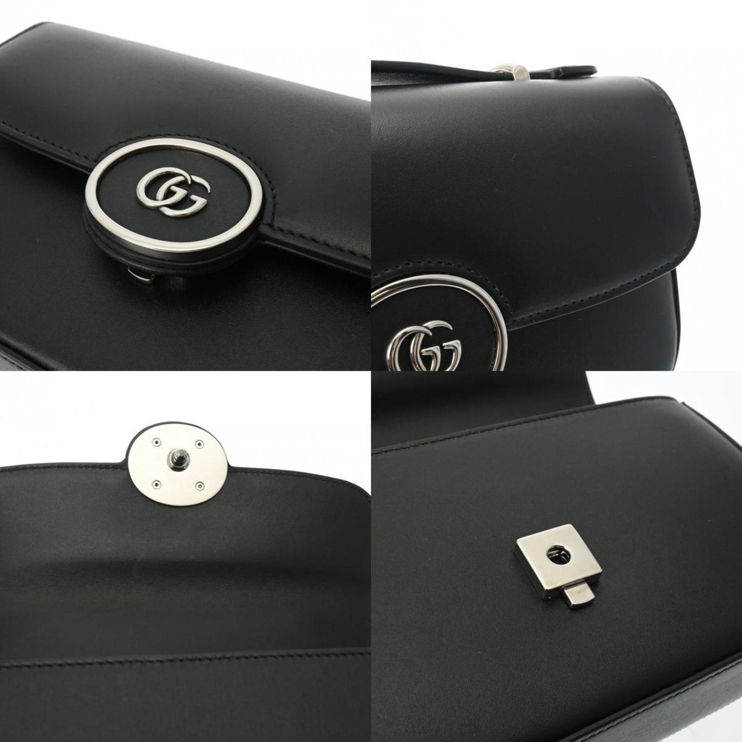 Gucci Black Leather Shoulder Bag