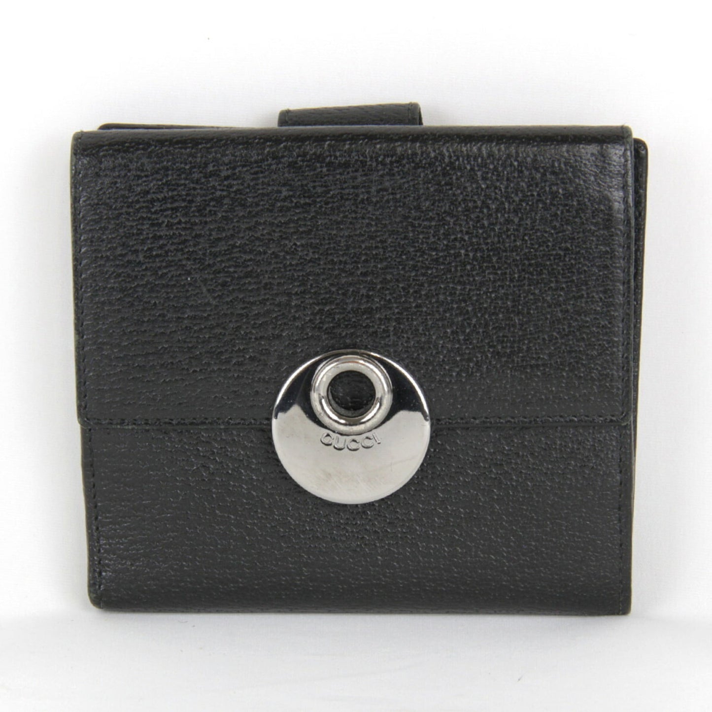 Gucci Black Leather Wallet (Bi-Fold) ()