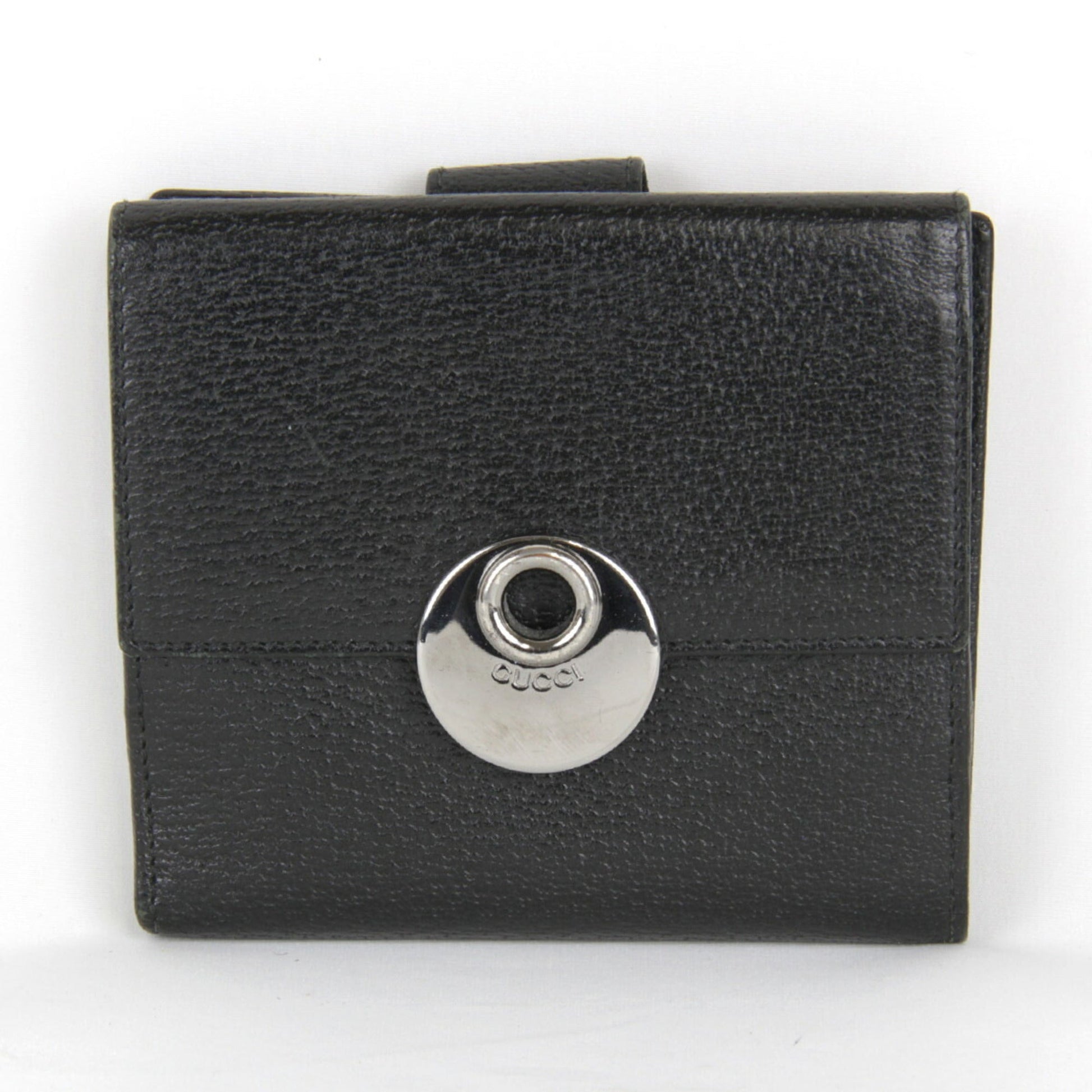 Gucci Black Leather Wallet (Bi-Fold) ()