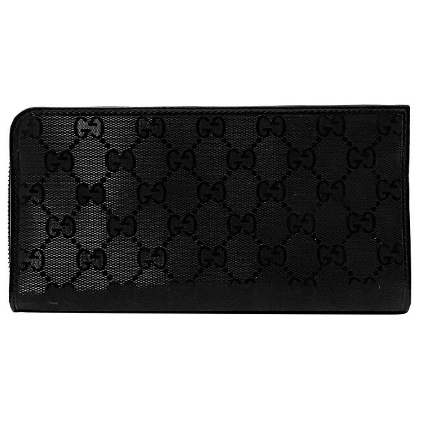 Gucci Black Pvc Leather Wallet (Bi-Fold)
