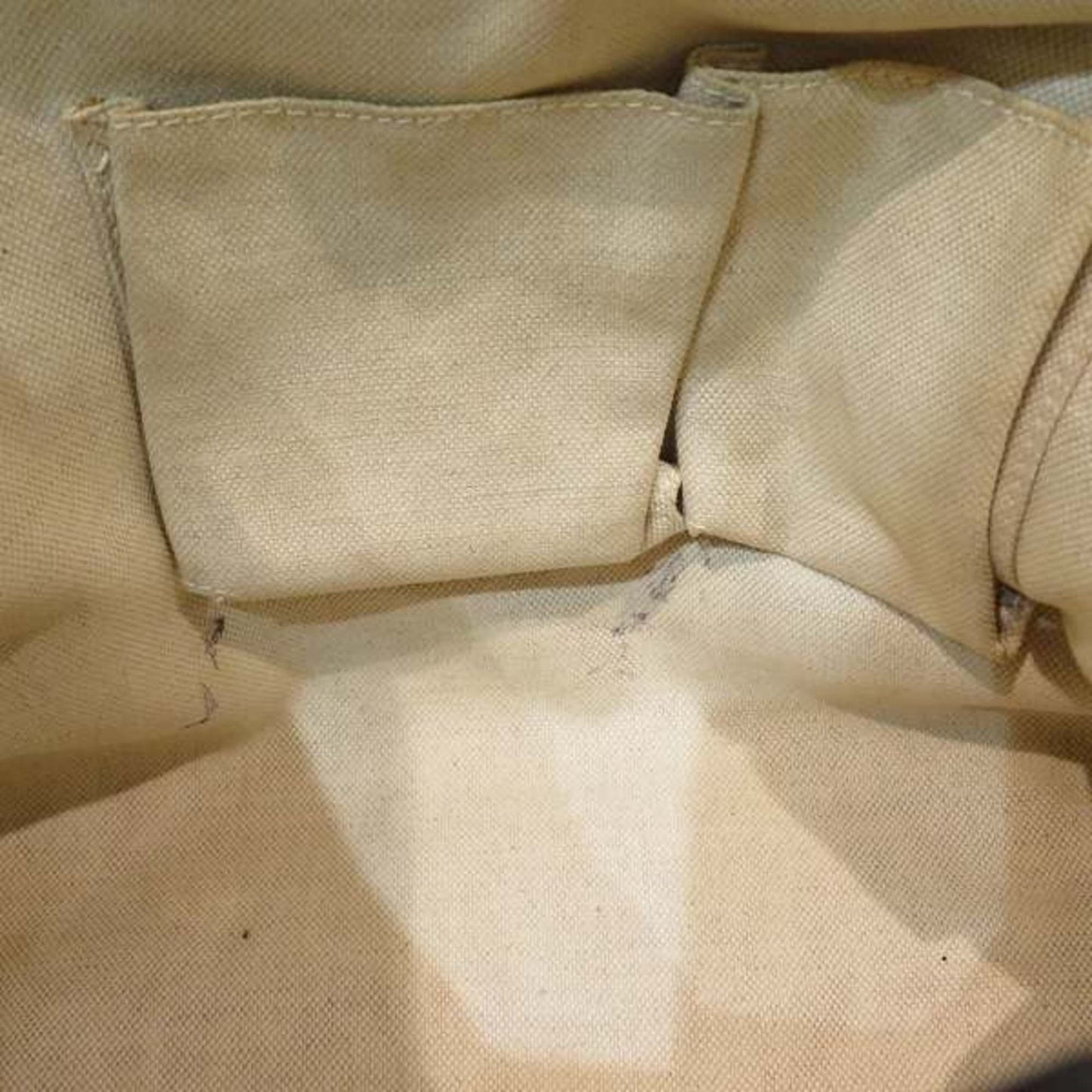 Gucci Brown Leather Canvas Handbag