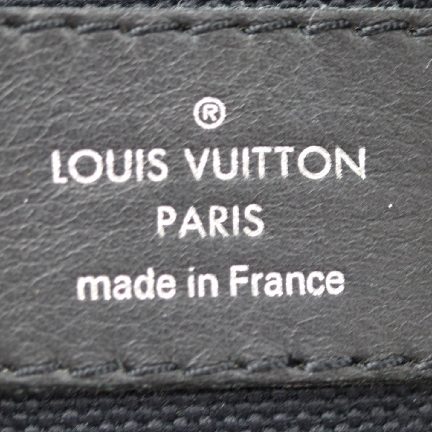 Louis Vuitton Navy Blue Utah Leather Backpack Handbag