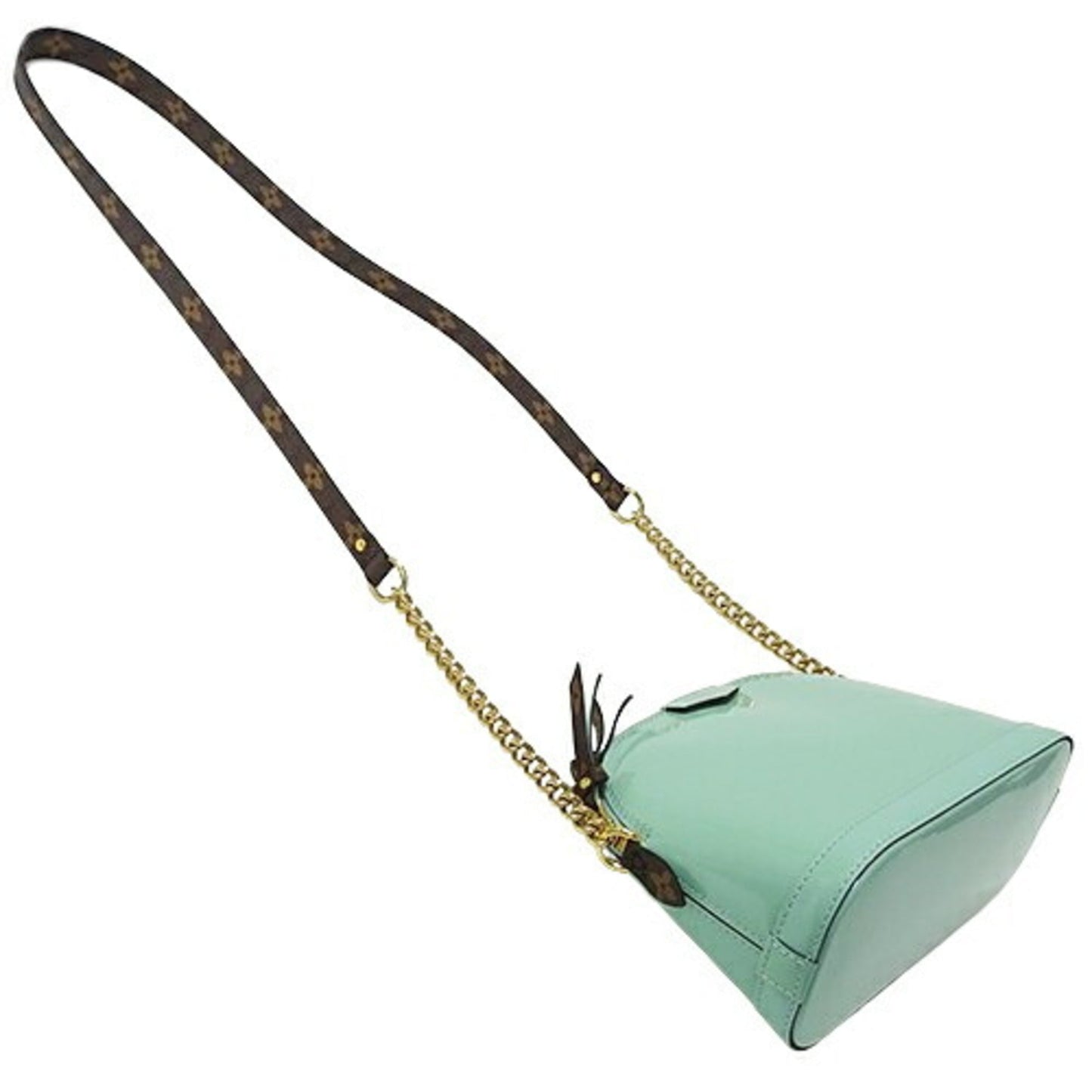 Louis Vuitton Green Monogram Vernis Shoulder Bag