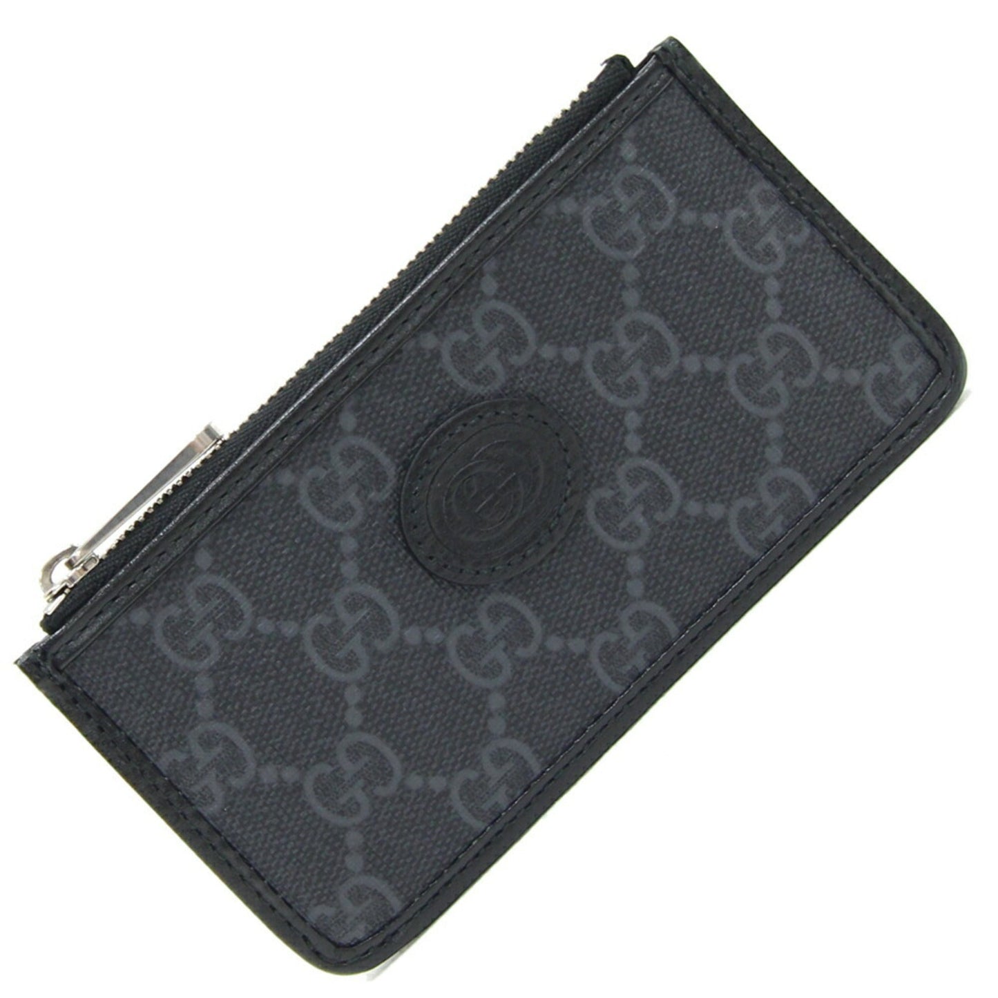 Gucci Black Pvc Leather Coin Purse/Coin Case ()