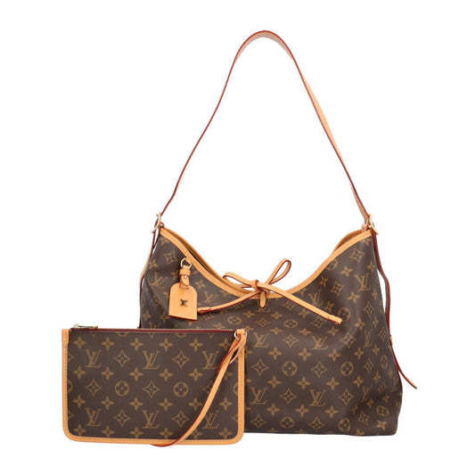 Louis Vuitton Brown Monogram Canvas Shoulder Bag ()