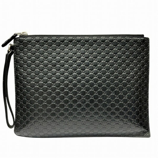Gucci Black Leather Clutch Bag ()