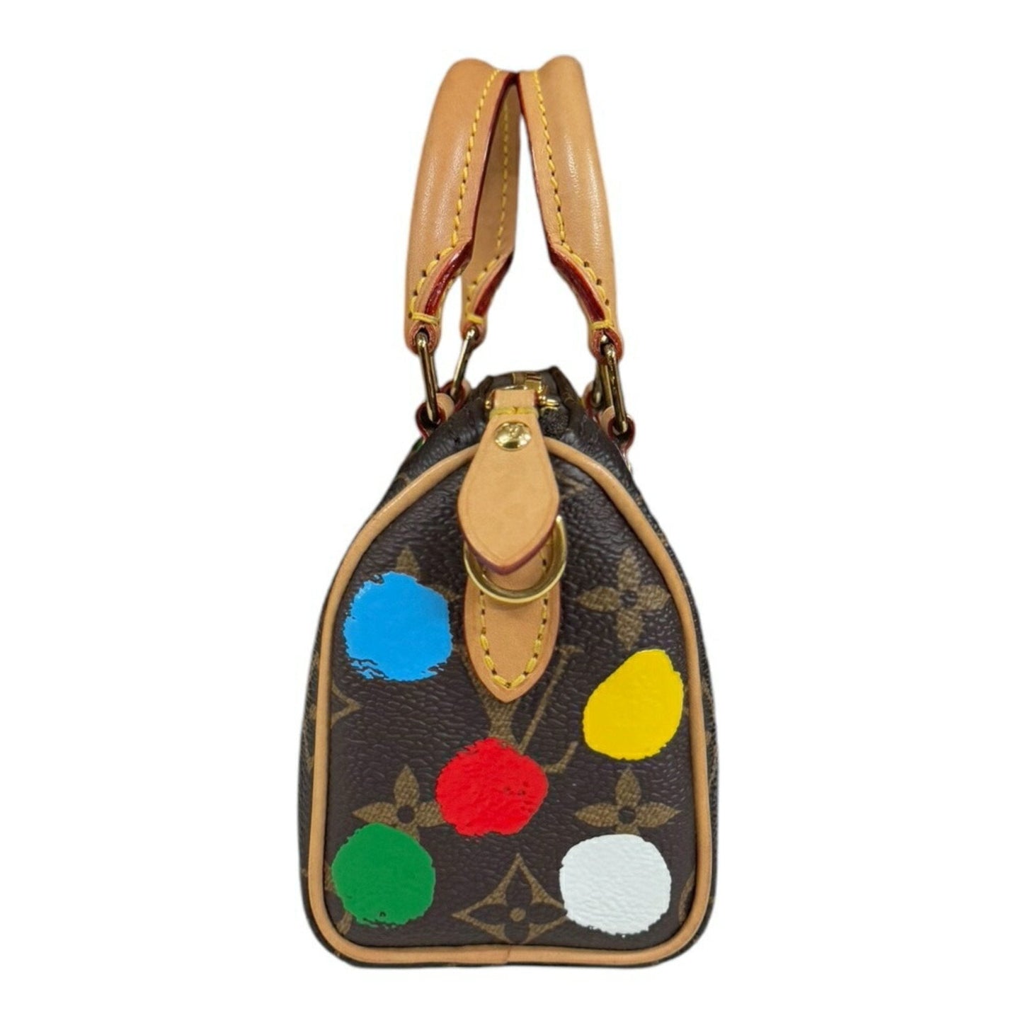 Louis Vuitton Yayoi Kusama Brown Multi-Color Monogram Shoulder Bag