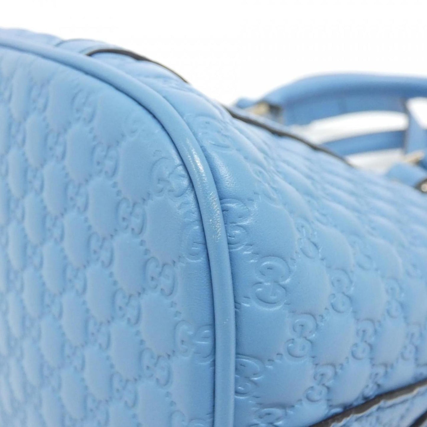 Gucci Light Blue Leather Handbag