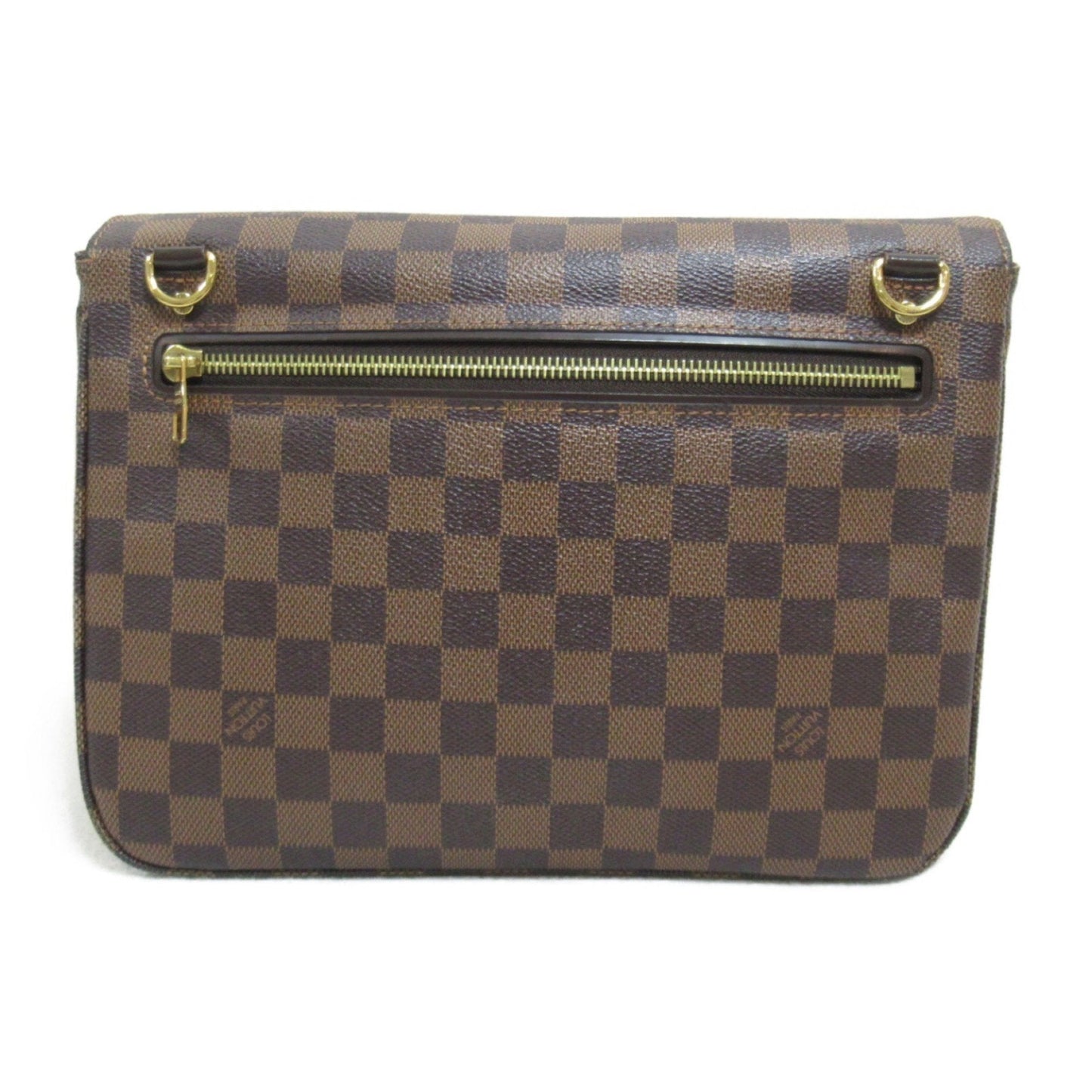 Louis Vuitton Brown Coated Canvas Damier Azur Pvc Shoulder Bag